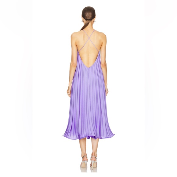 Ruby Midi Dress in Amethyst Violet - Picture 3 of 3